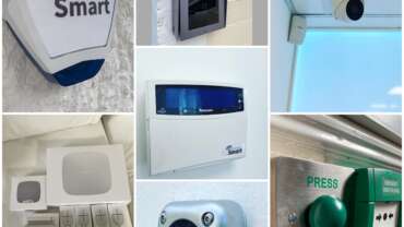 Montage of security systems and Intruder, Alarm and CCTV Items